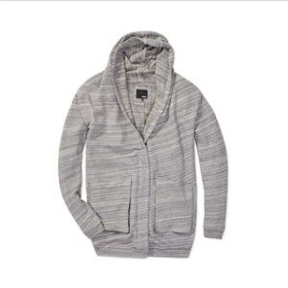 💥HOST PICK💥Aritzia Wilfred Free Rousseau Zip Up Sweater/Jacket Grey - Picture 5 of 16